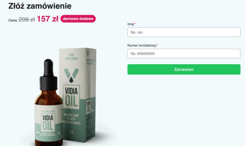 Vidia Oil - Ostateczne Rozwiązanie dla Twojego Zdrowia - overview